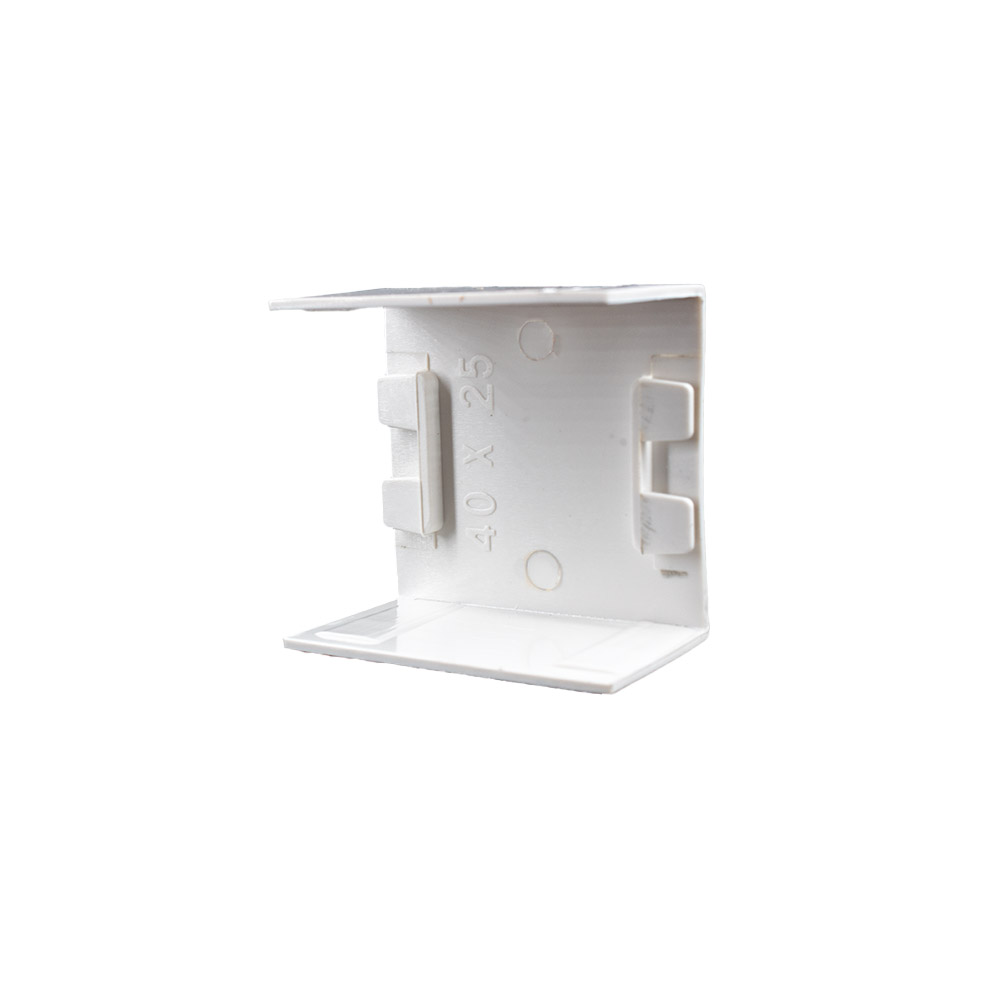 10x yourDroid Kabelkanal Verbinder 40x25 weiss