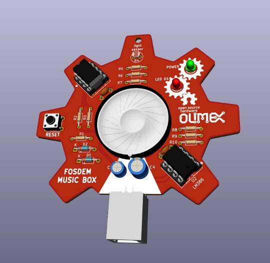 Olimex Programmierbarer Musikbox Bausatz Arduino kompatibel