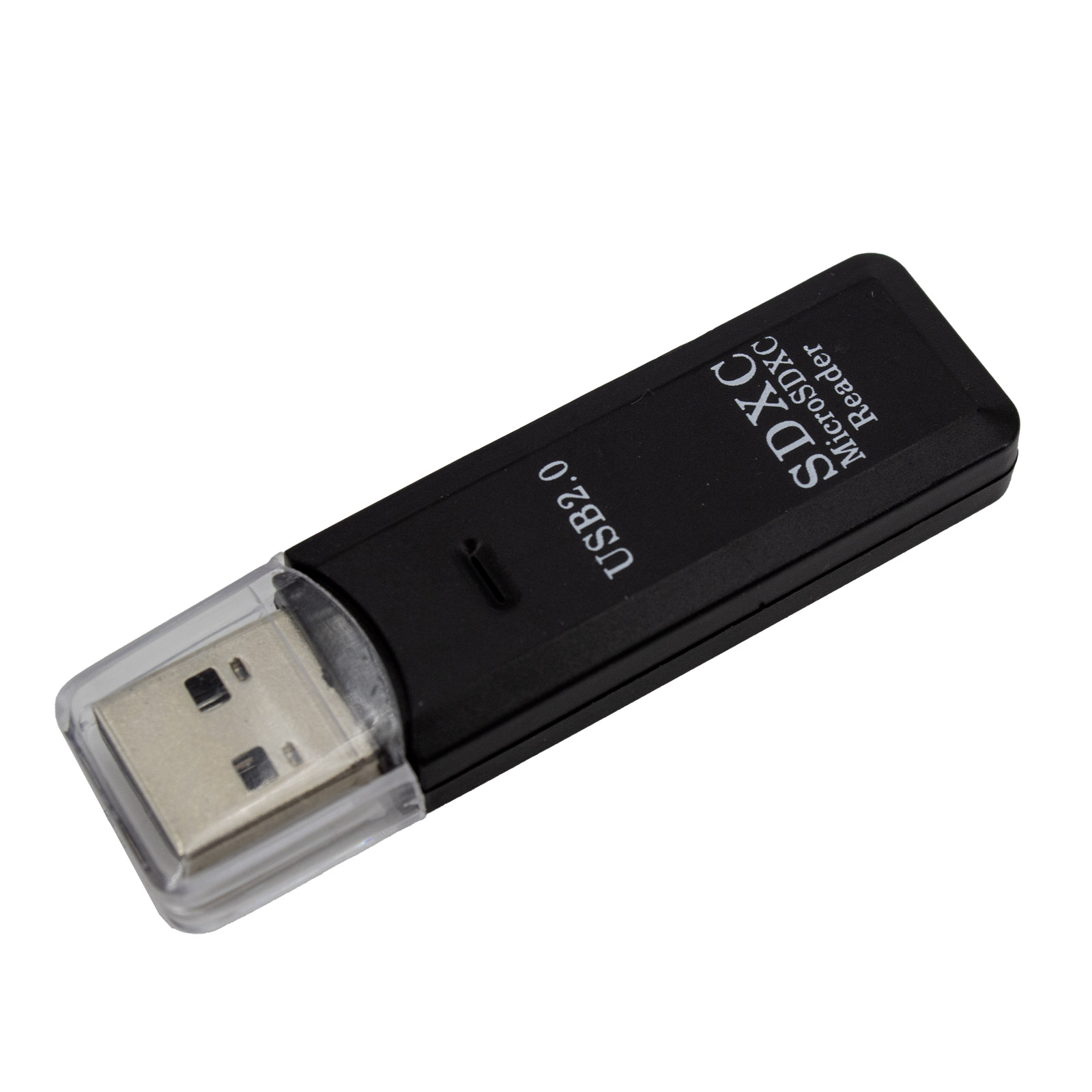 USB 2.0 SD-Kartenleser (Schwarz) für SD/MicroSD