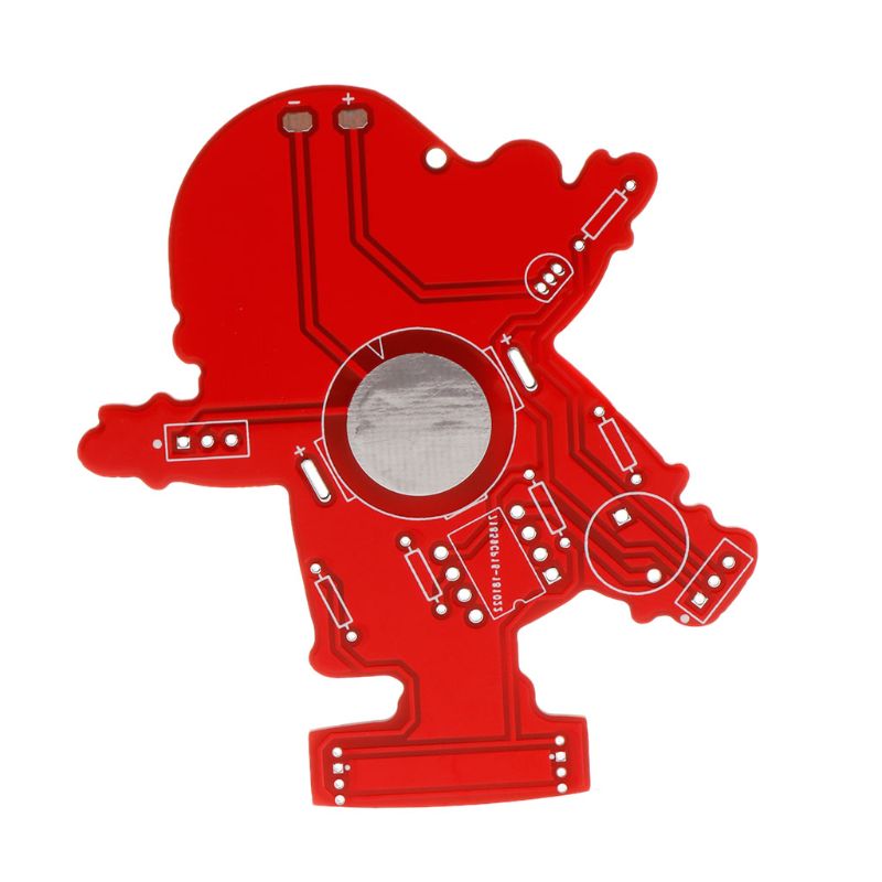 Bausatz Santa Claus LED-Anhänger mit blinkenden Weihnachtsmann-Motiv – Bild 4