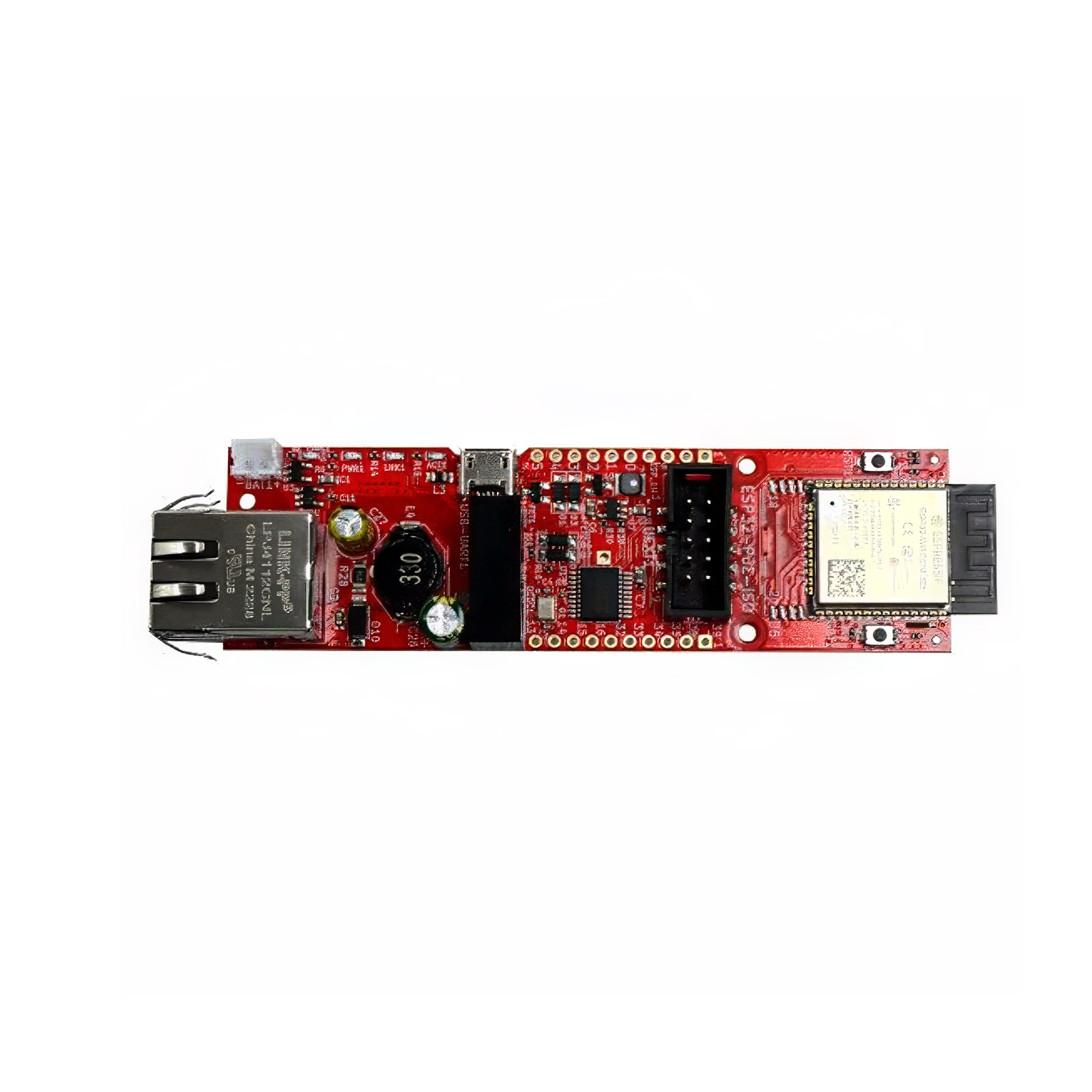 Olimex ESP32-POE-ISO-IND Entwicklungsboard mit PoE und galvanischer Trennung