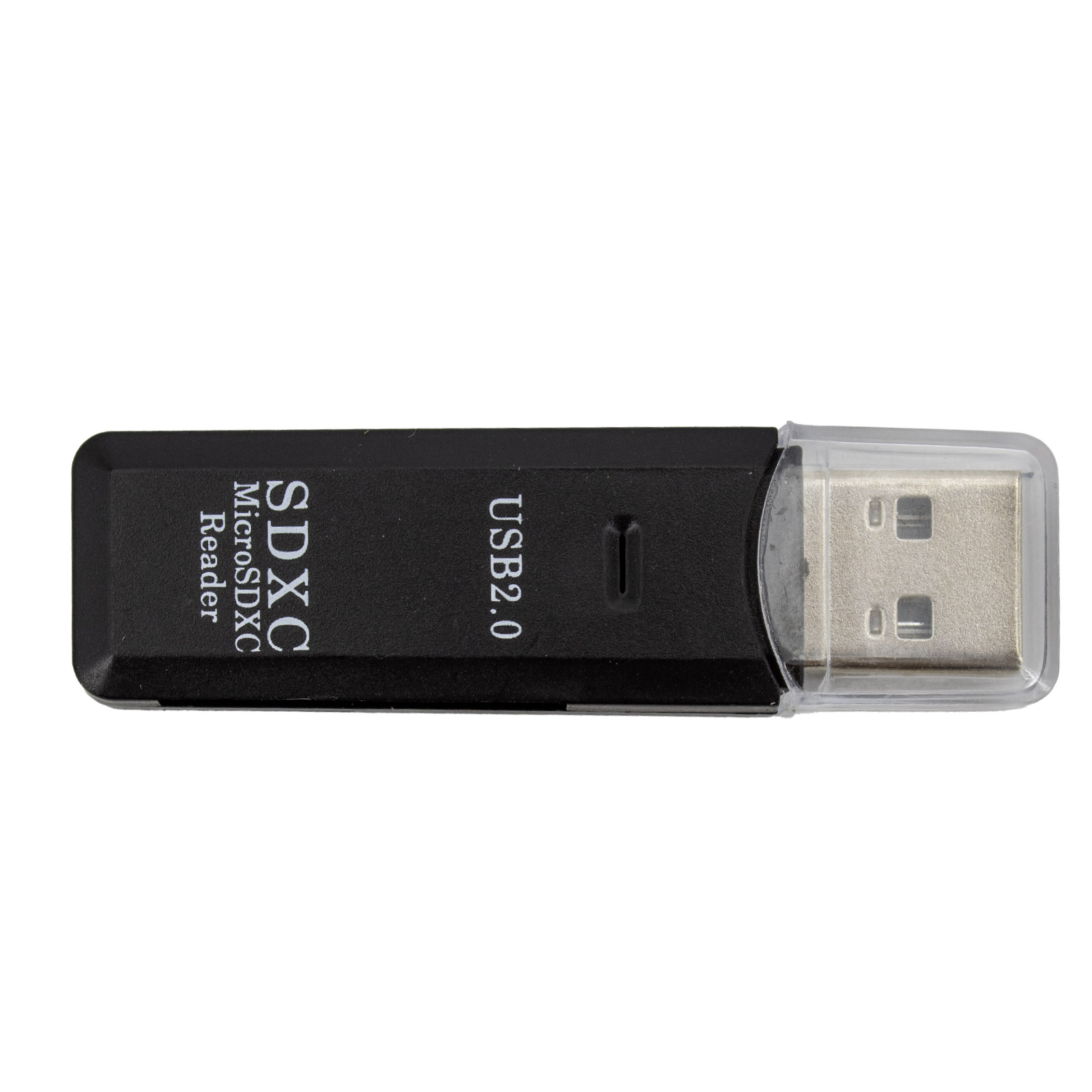 USB 2.0 SD-Kartenleser (Schwarz) für SD/MicroSD