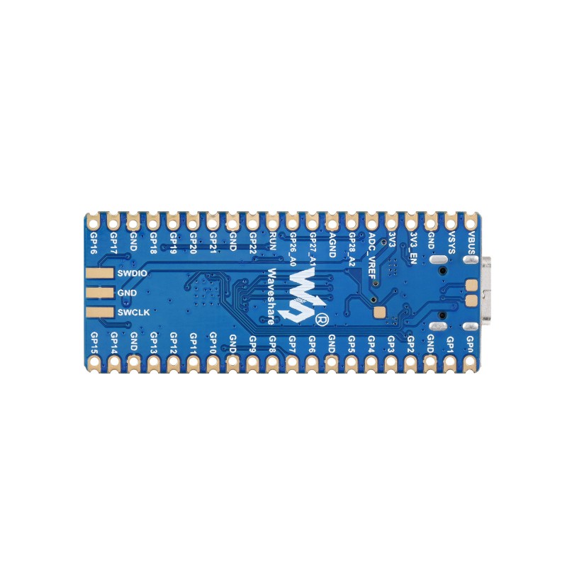 Waveshare RP2040-Plus Microcontroller 4MB (presoldered)