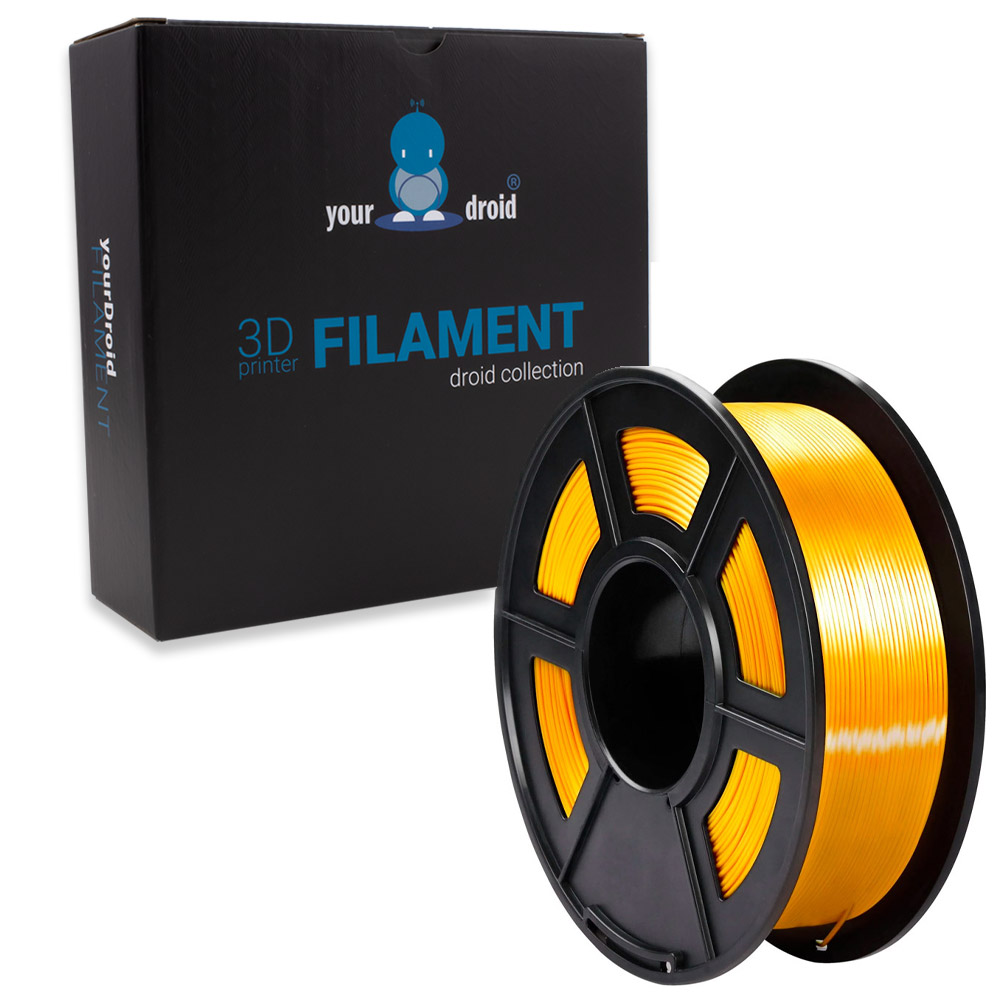yourDroid BioSilk PLA PLUS Filament Gold 1.75mm 1kg