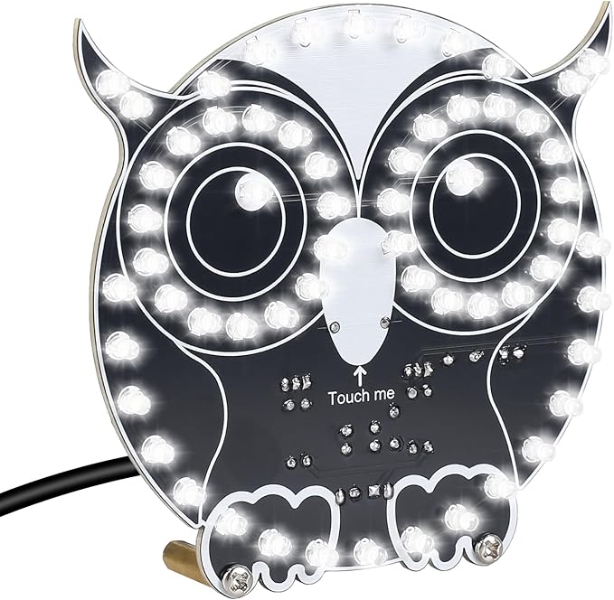 Bausatz Eulenlampe mit Touchfunktion zum Löten
