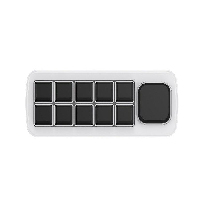 Waveshare MK10W Stream Deck LCD Makro-Controller Weiss