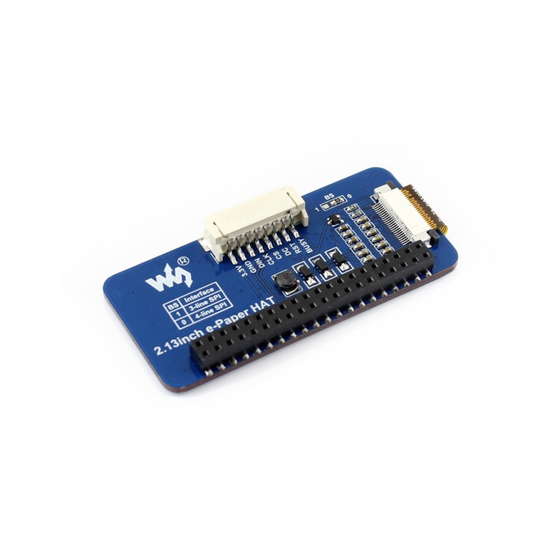 Waveshare 2.13" 250x122 e-Paper Display HAT für Raspberry Pi