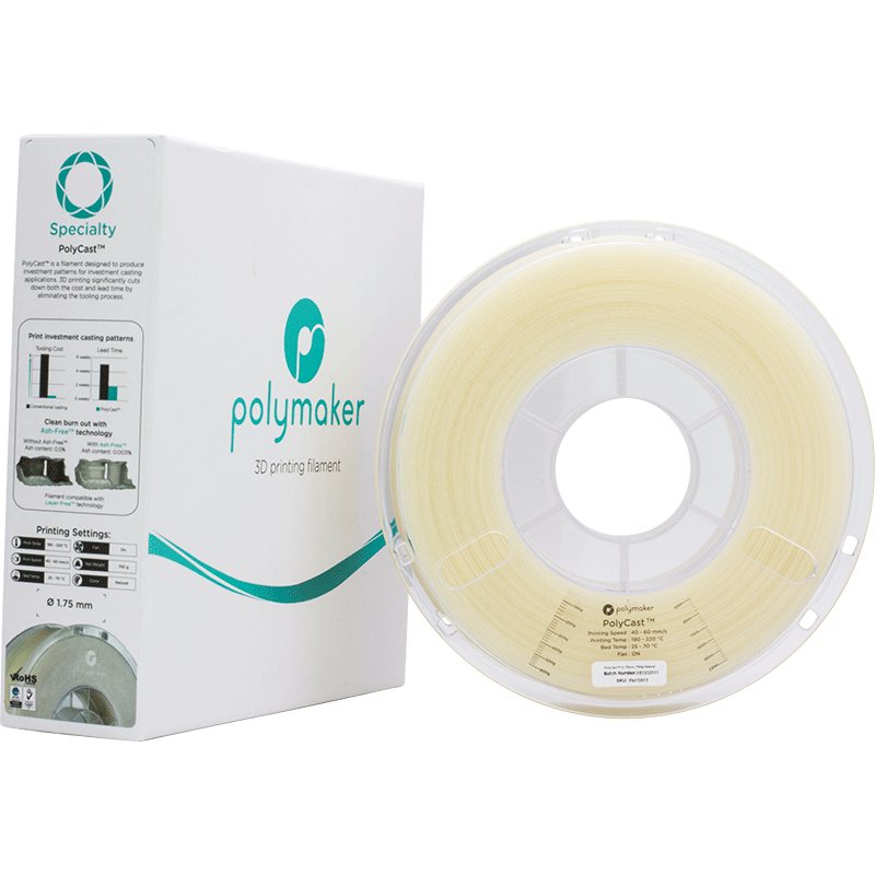 Polymaker PolyCast Filament Natur 1.75mm 750g