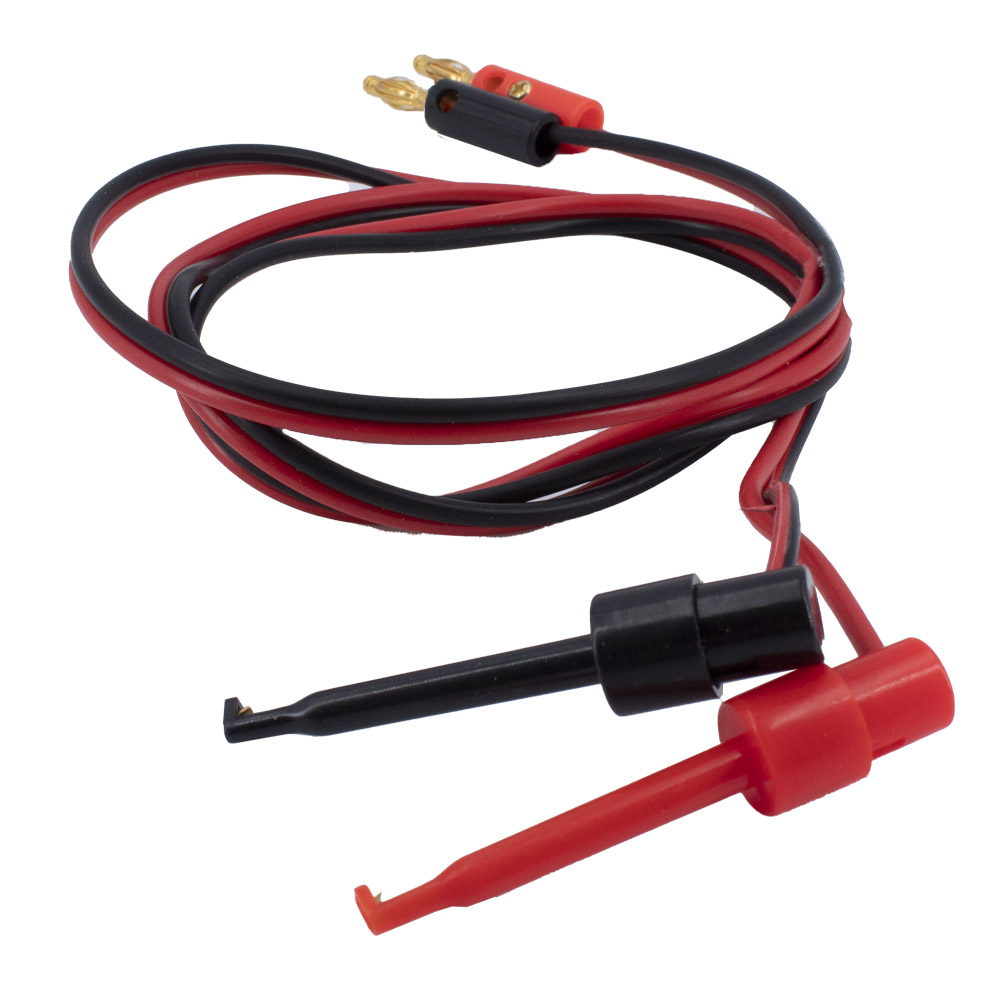 Testclips Bananenstecker 1m für Multimeter