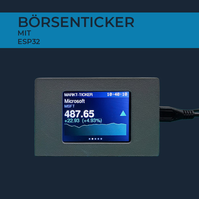 Börsenticker mit ESP32