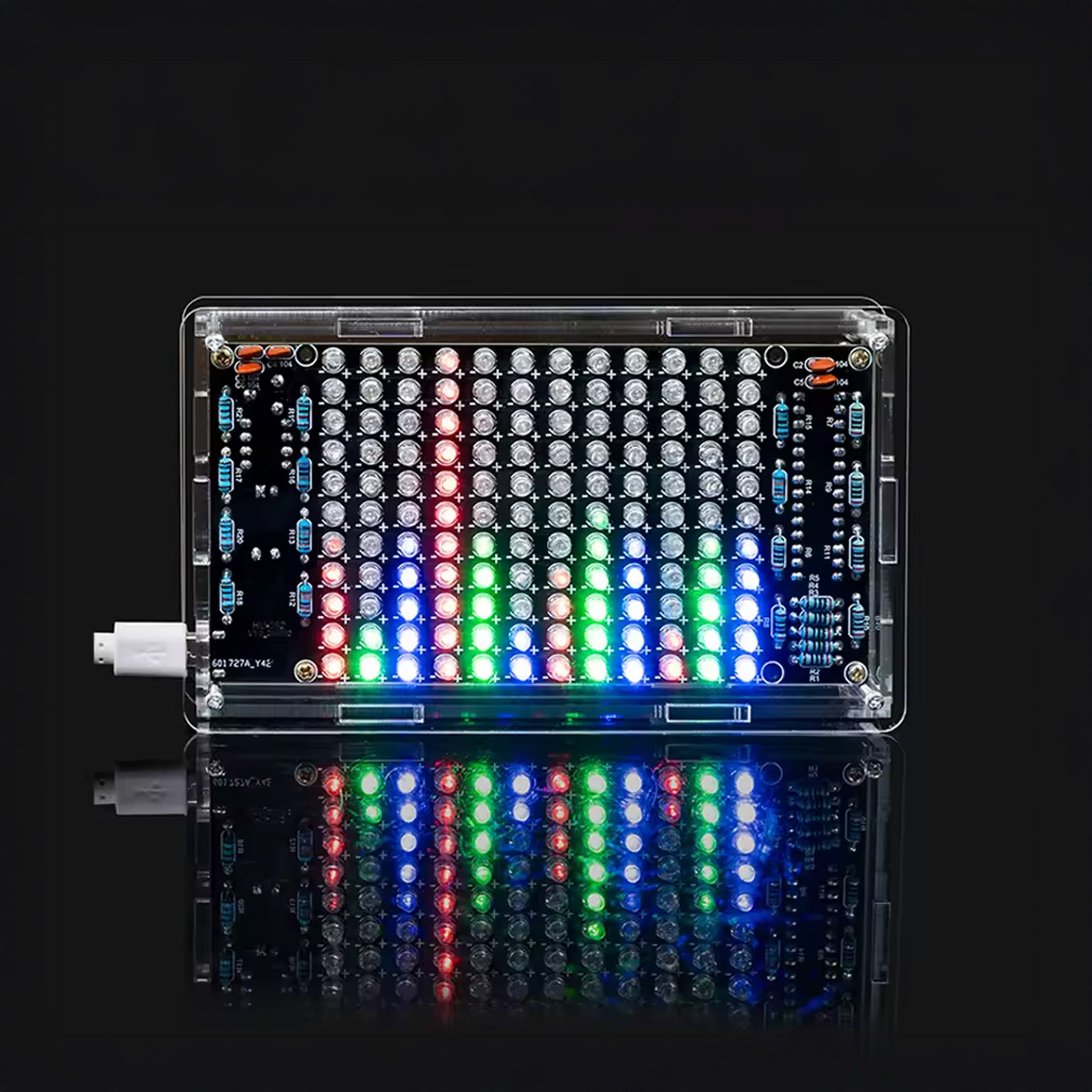 Bausatz: LED Musik Spektrum mit Gehäuse