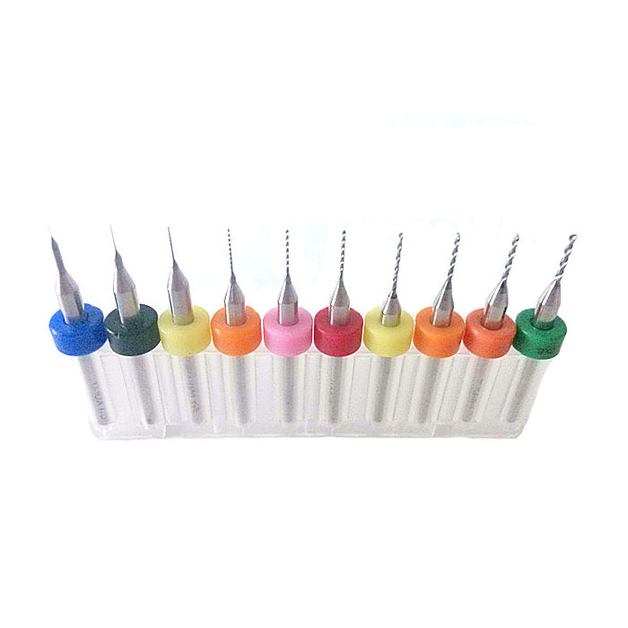 10x Mini Bohrer 0.3mm bis 1.2mm für PCB SMT CNC Dremel Proxxon Gravur Fräse