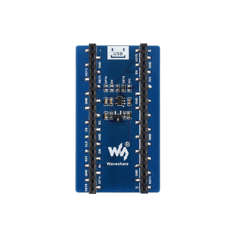 Waveshare 1.44" LCD Display Modul für Raspberry Pi Pico