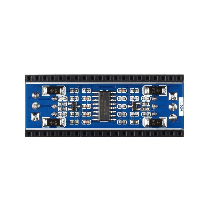 Waveshare 2-Kanal UART RS232 Modul für Raspberry Pi Pico