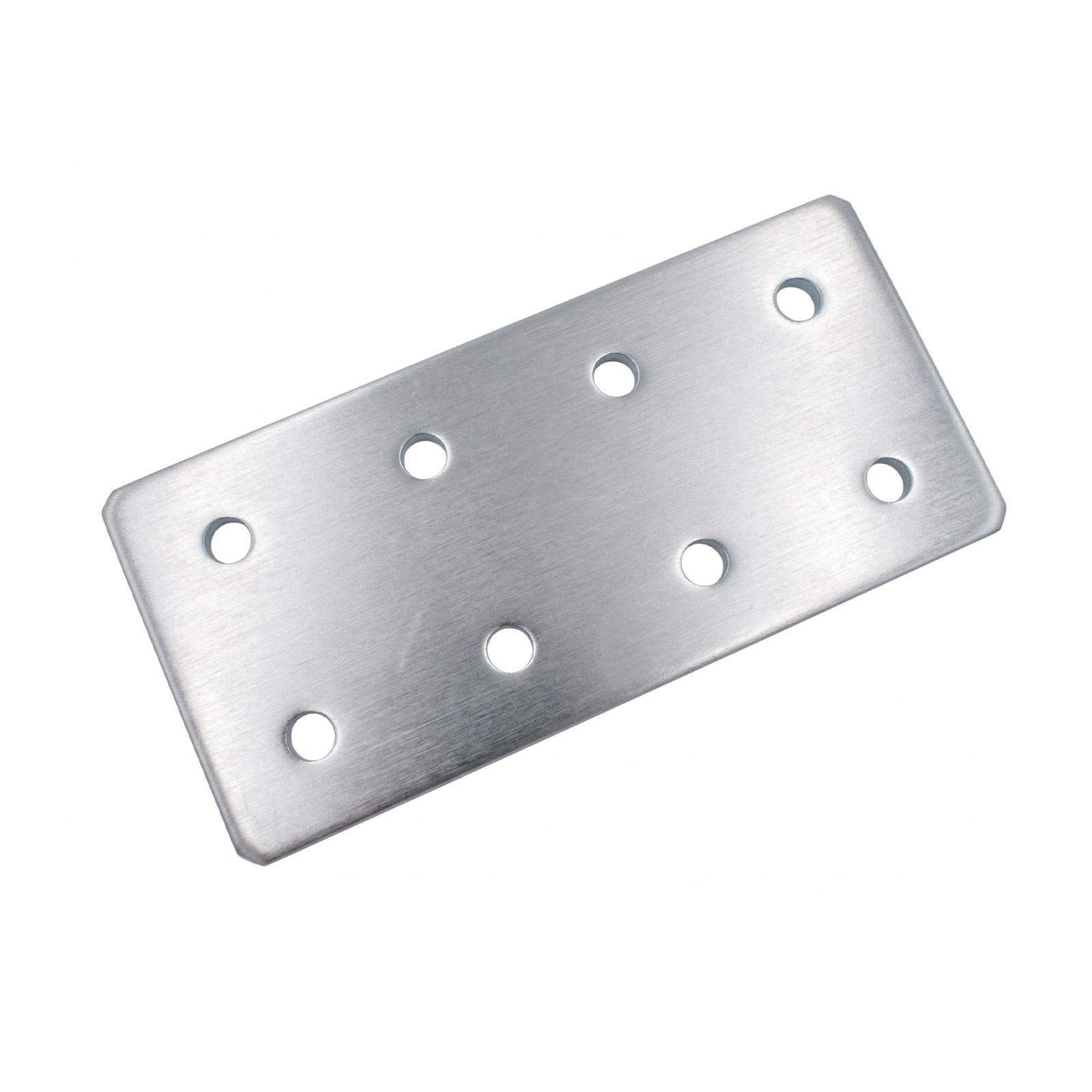 Montageplatte 2024 für Aluminiumprofile Silber