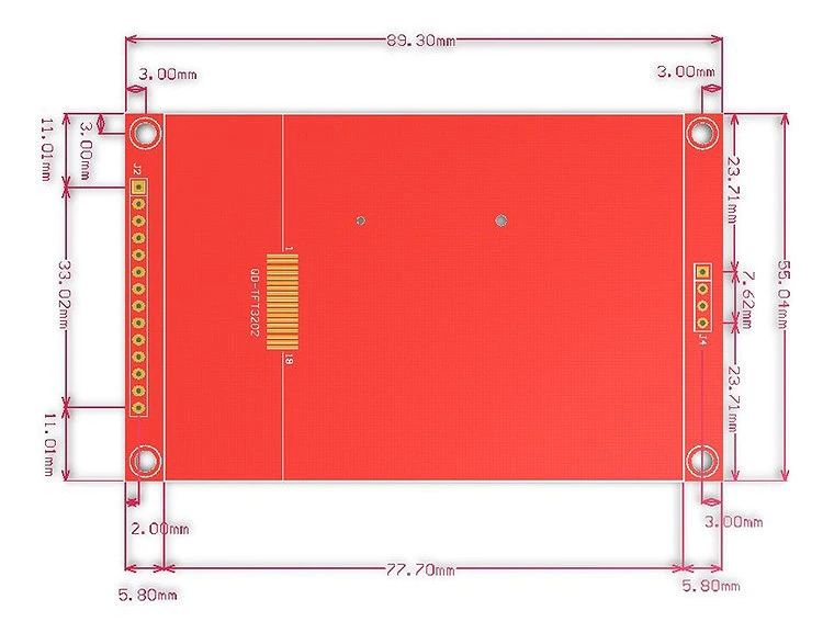 3,2" TFT Touchscreen Display Modul ILI9341 240x320