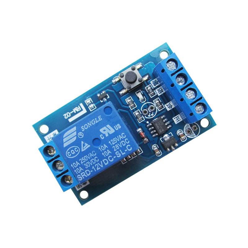 12V Relais Modul mit Start/Stop-Button