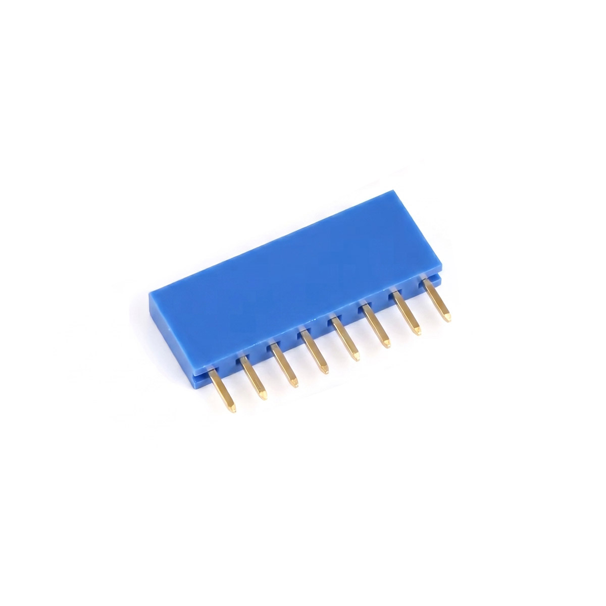 20x Buchsenleiste 8-polig 2,54mm blau