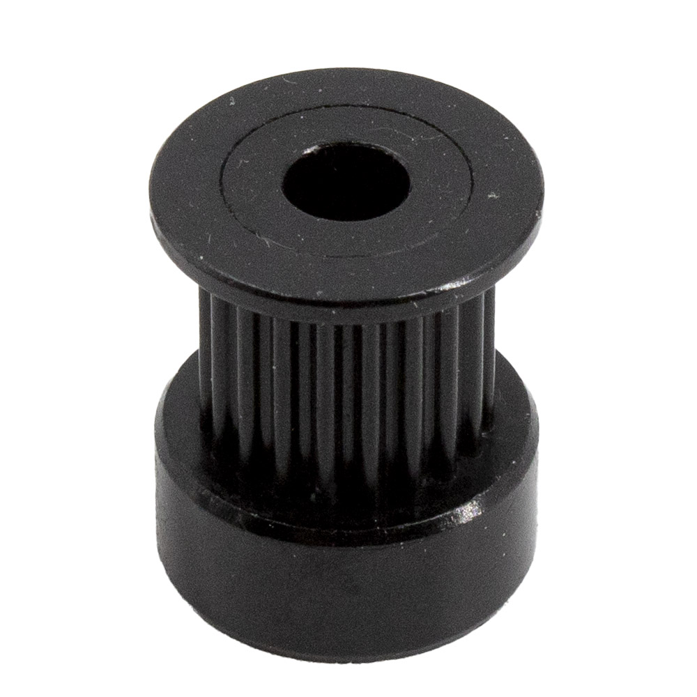 GT2 Riemenscheibe 20 Zähne 5mm Bohrung für 9mm (Schwarz)