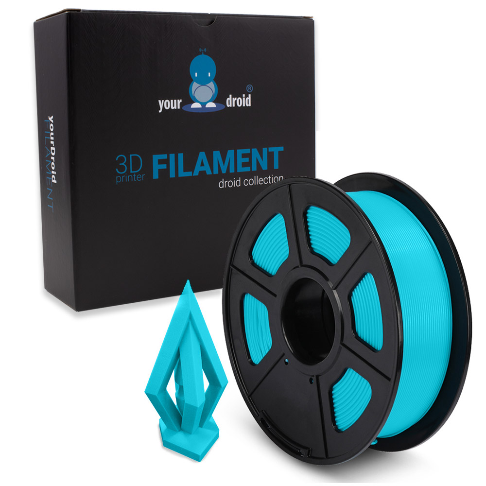 yourDroid PETG Filament Himmelblau 1.75mm 1kg