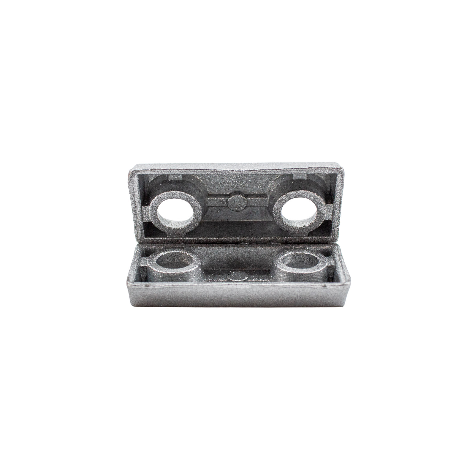 2x Metall Scharniere für 3030 Aluminiumprofile Silber
