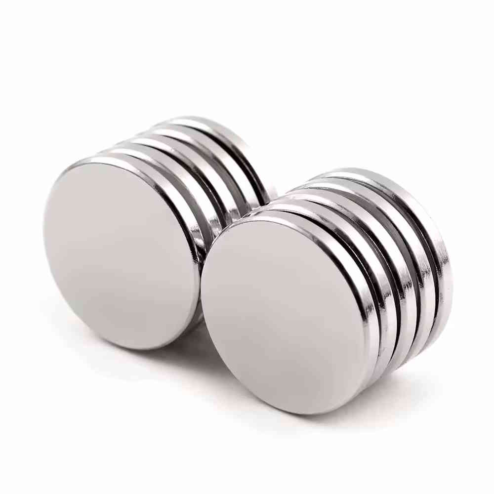 Neodym Magnet rund 25x3mm N35 10er Pack