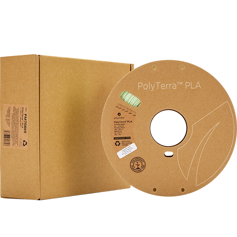 Polymaker PolyTerra PLA Filament Mint 1.75mm 1kg