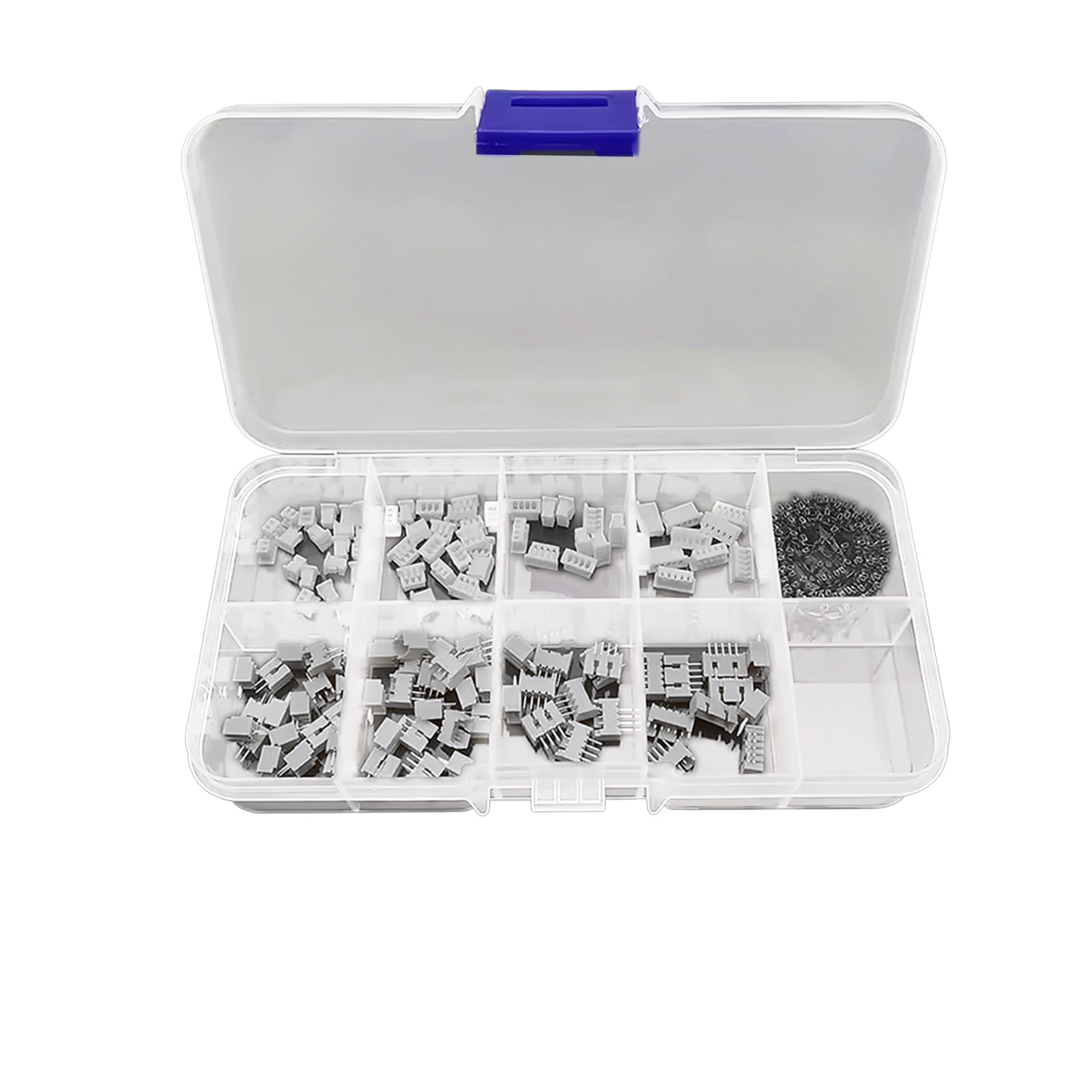 JST 1.25mm Crimpgehäuse Sortiment mit Kontakten 190 Teile