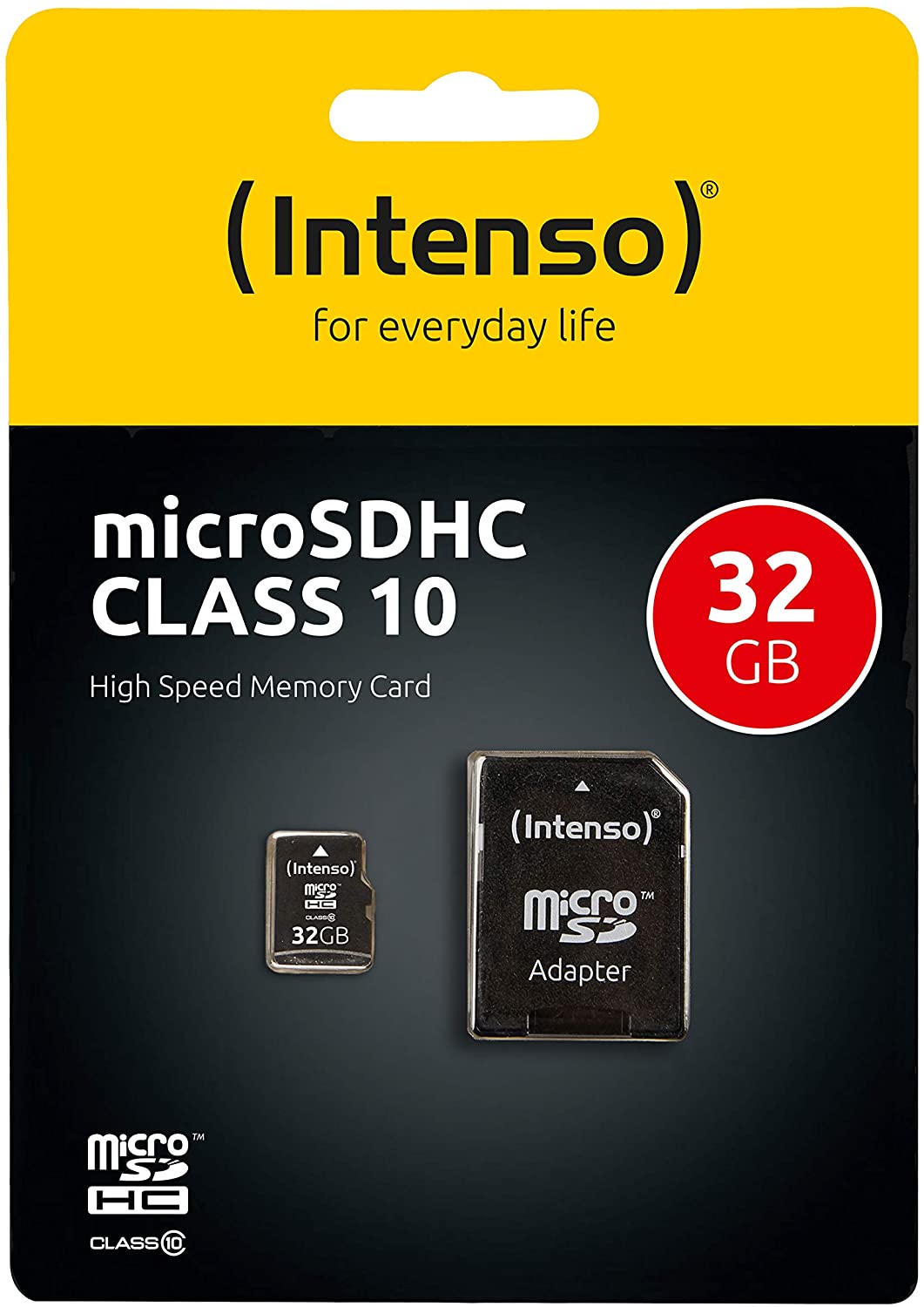 Intenso Micro SD Karte 32GB Class 10 inkl. SD-Adapter