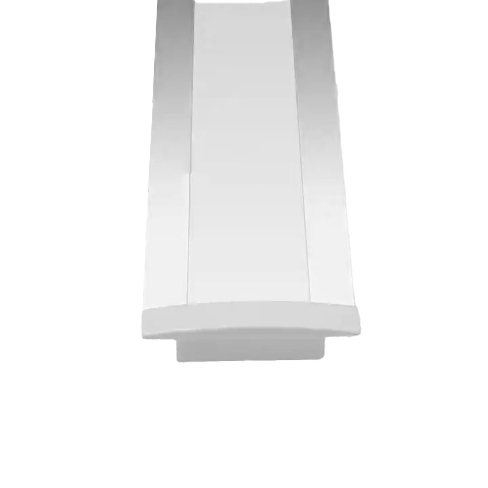 LED Aluminium Profil Schiene flach 17x7mm mit Abdeckung (Silber)