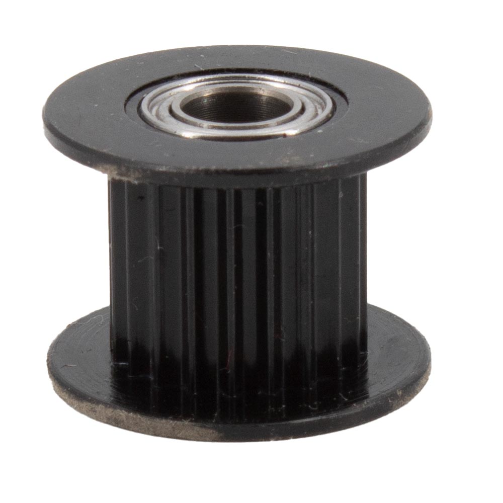 GT2 Riemenscheibe Idler 20 Zähne 5mm Bohrung für 9mm (Schwarz)