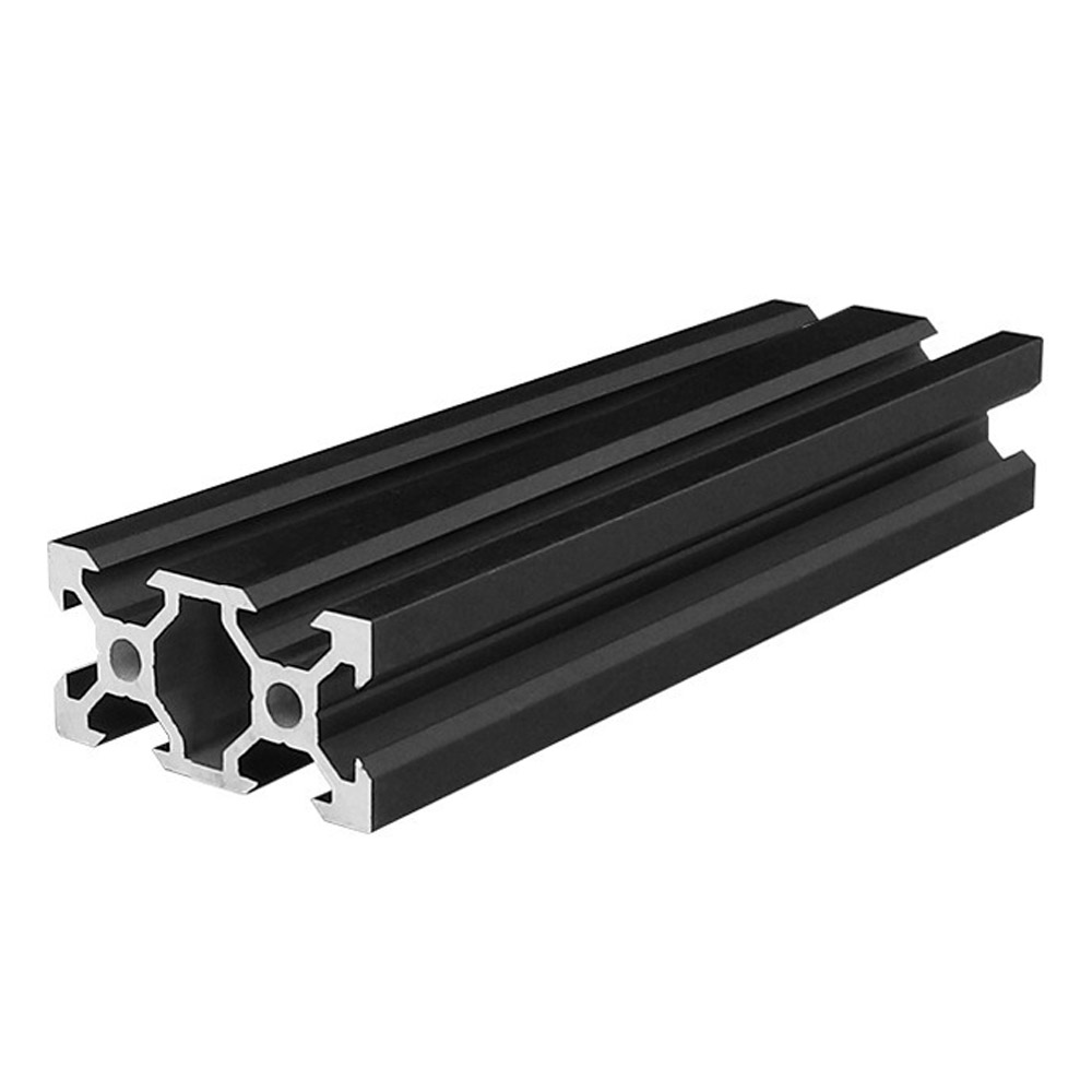 V-Slot Aluminiumprofil 2040 1 Meter schwarz