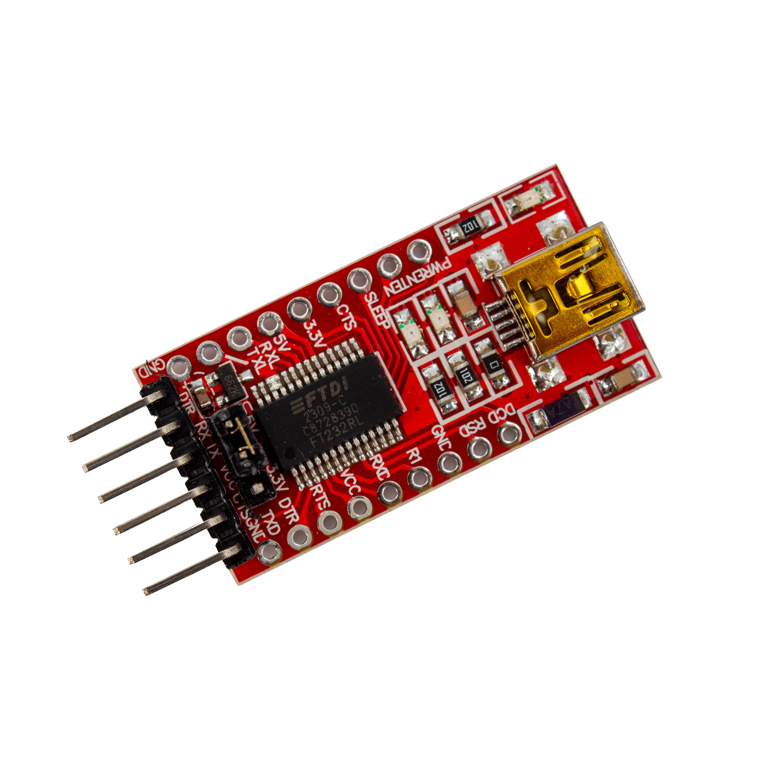 USB-C zu TTL Serial Adapter für 3,3V und 5V kompatibel mit FT232RL