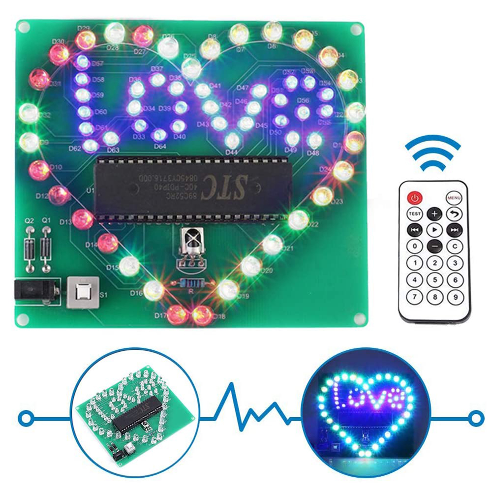 Bausatz Love LED-Herz zum Löten