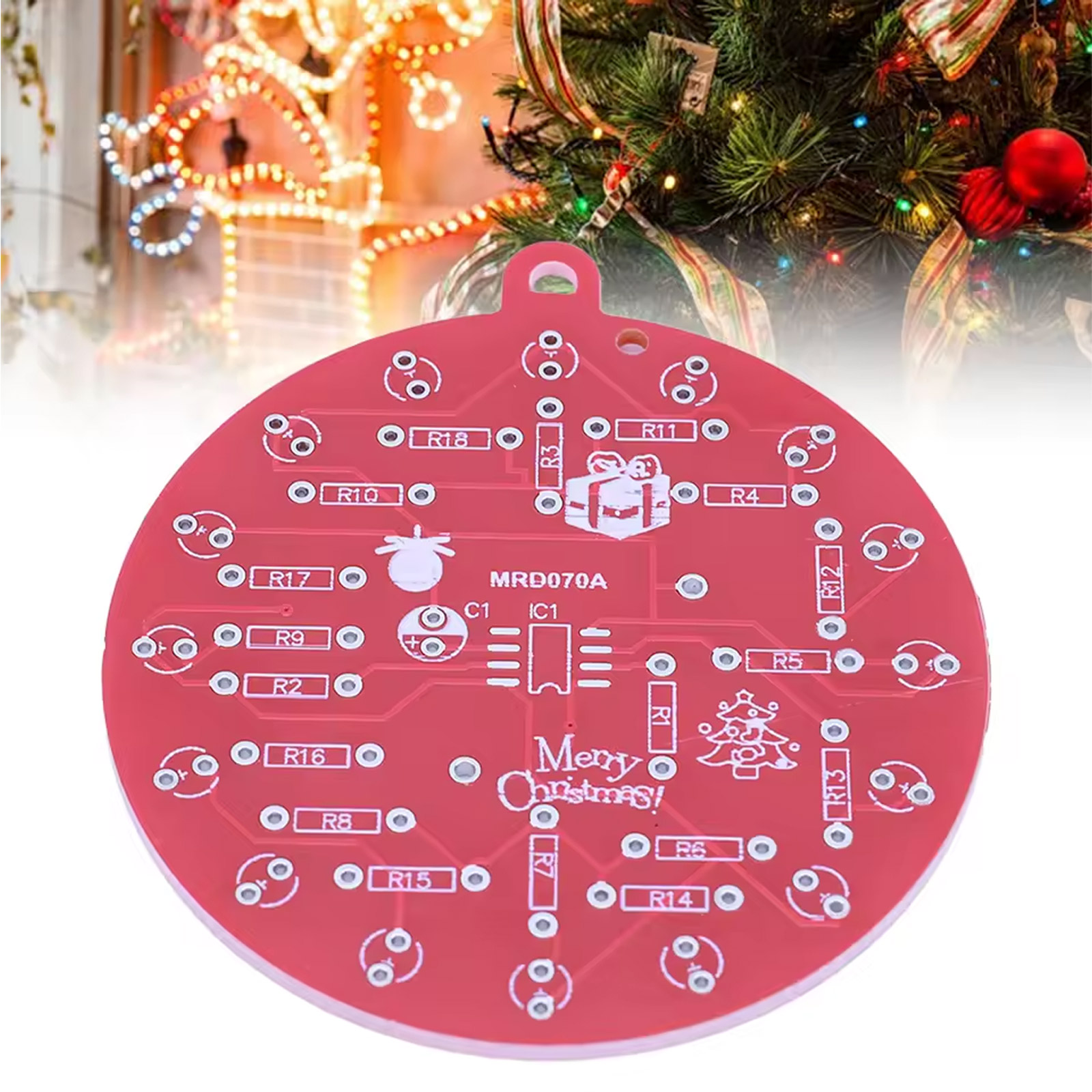Bausatz NE555 LED Christbaumkugel Dekoration zum Löten