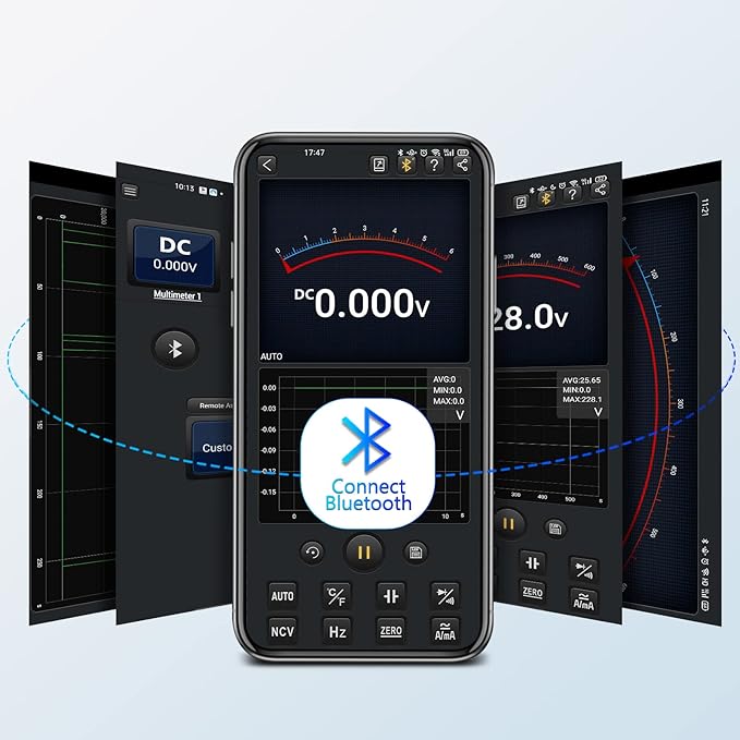 ANENG AN9002 Digitalmultimeter Bluetooth TRMS 6000 Counts