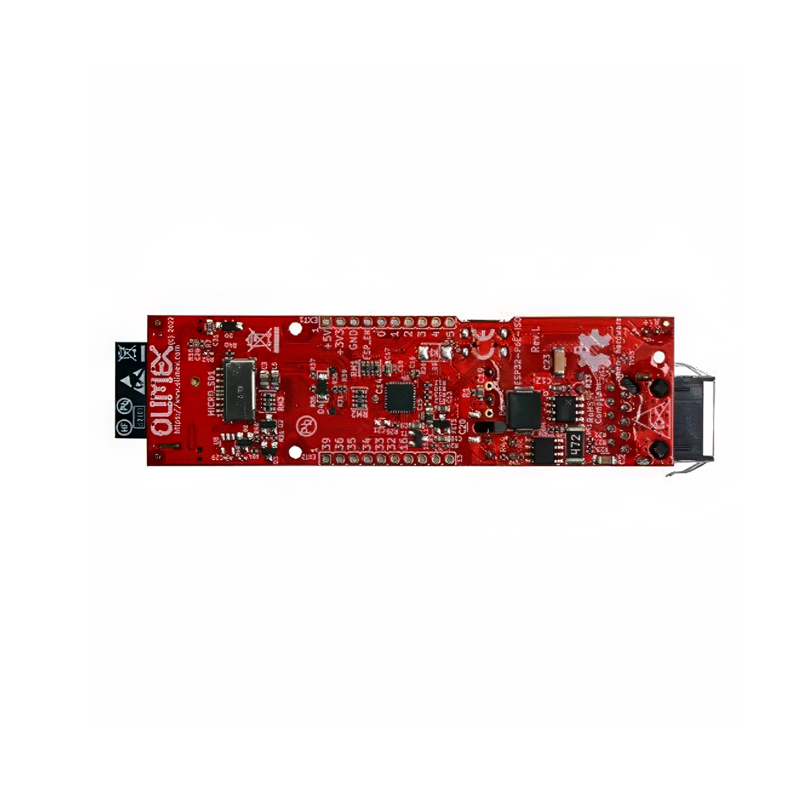 Olimex ESP32-POE-ISO-IND Entwicklungsboard mit PoE und galvanischer Trennung