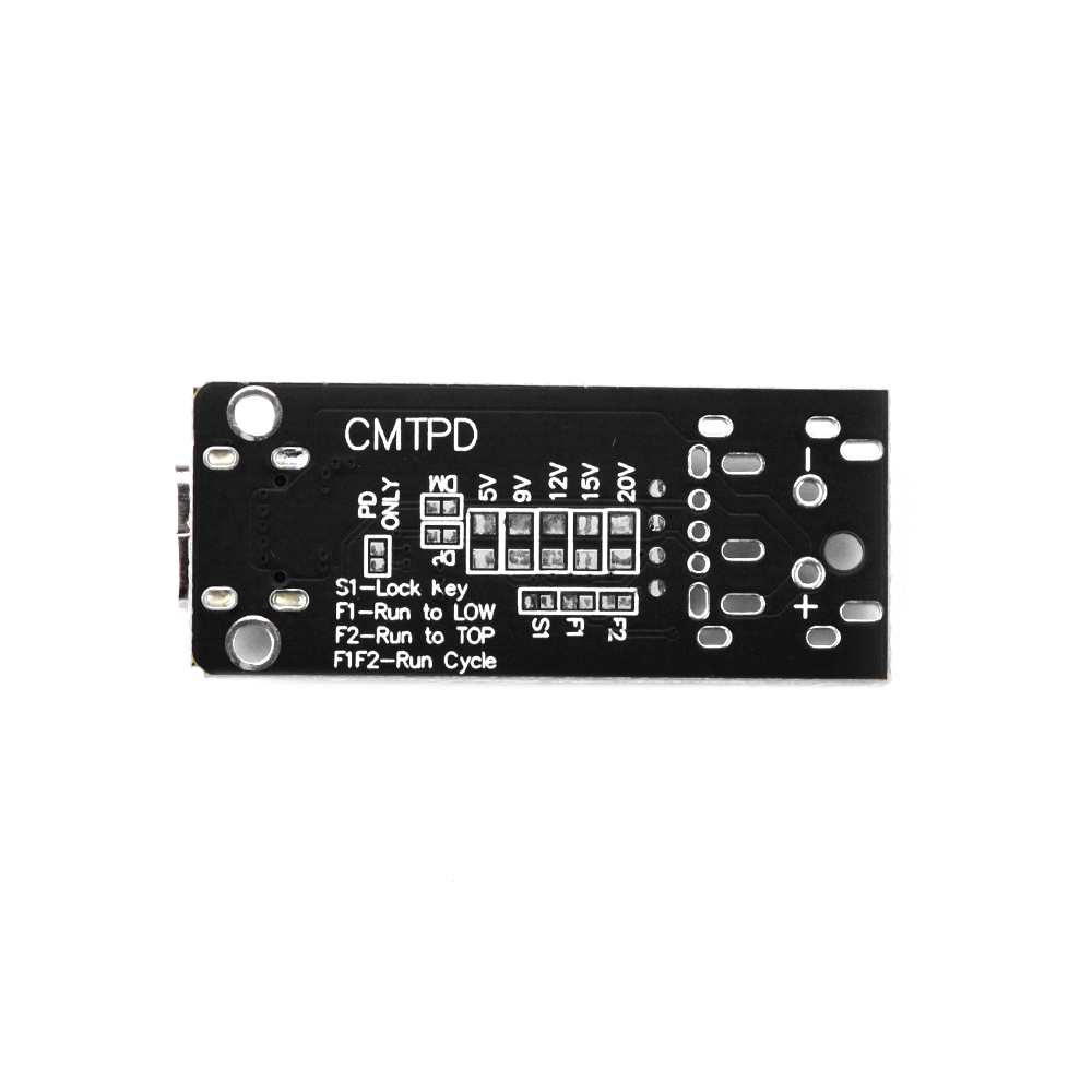 USB-C PD Trigger Board 100W – 5A Spannungsauswahl 5V/9V/12V/15V/20V mit Anschlussklemme