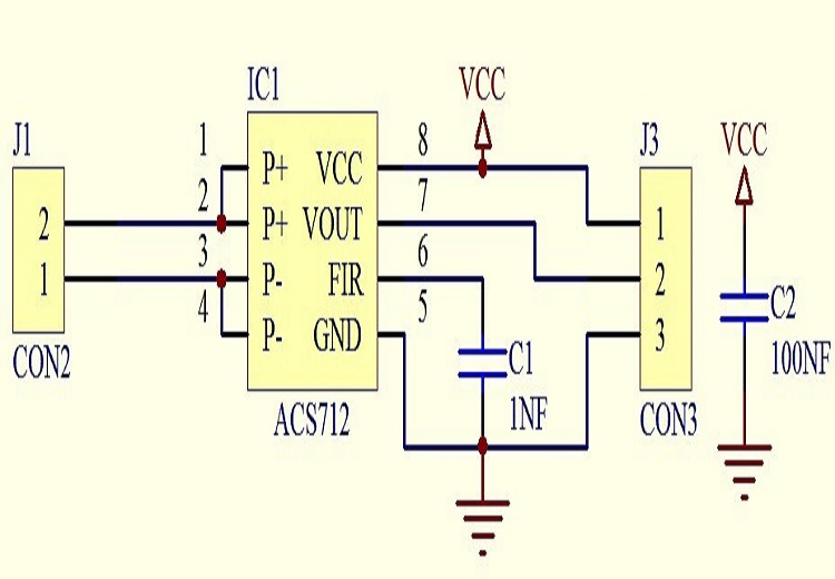 30A Stromsensor ACS712ELCTR-30A