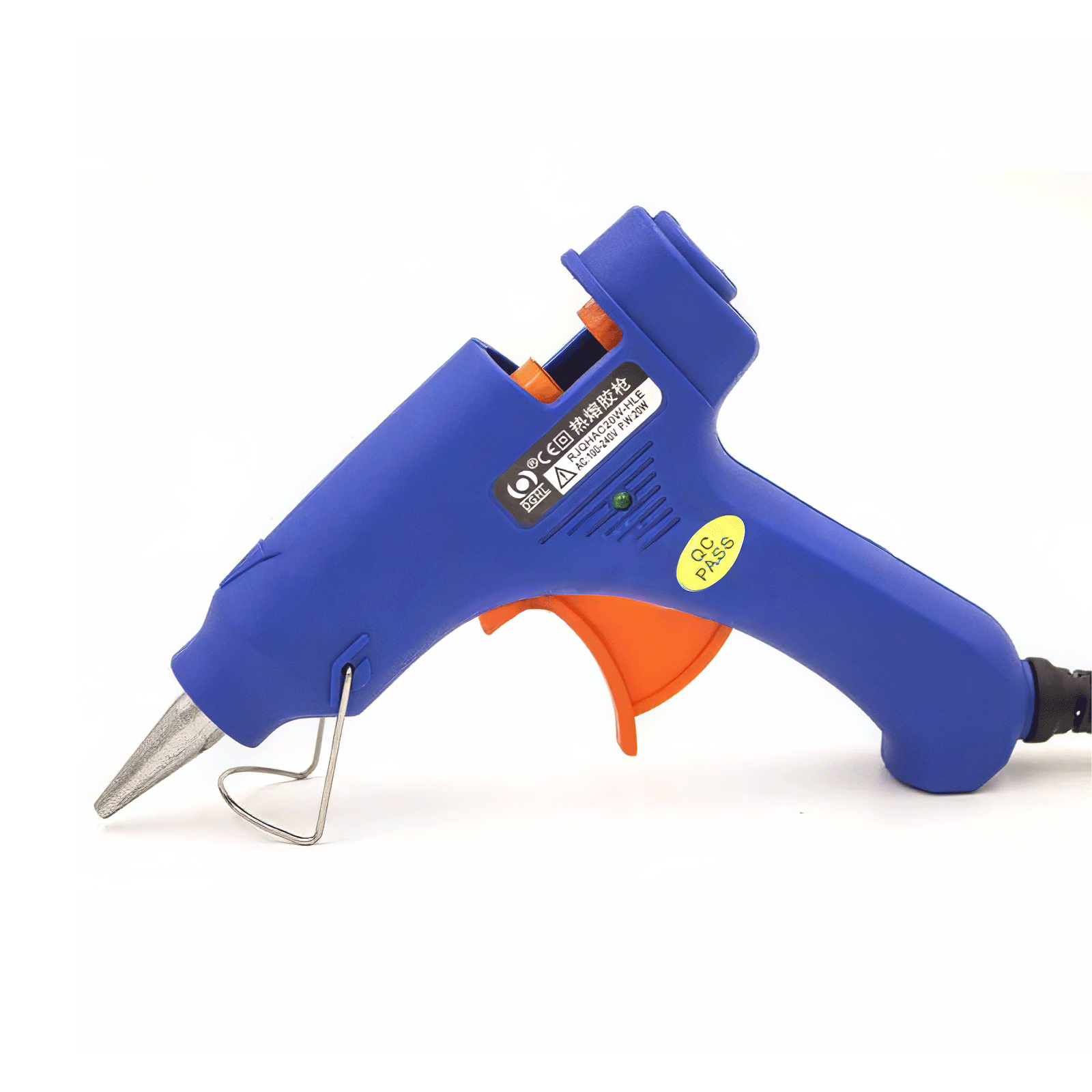 Heißklebepistole 20 W mit PTC-Heizelement für 7 mm Klebesticks