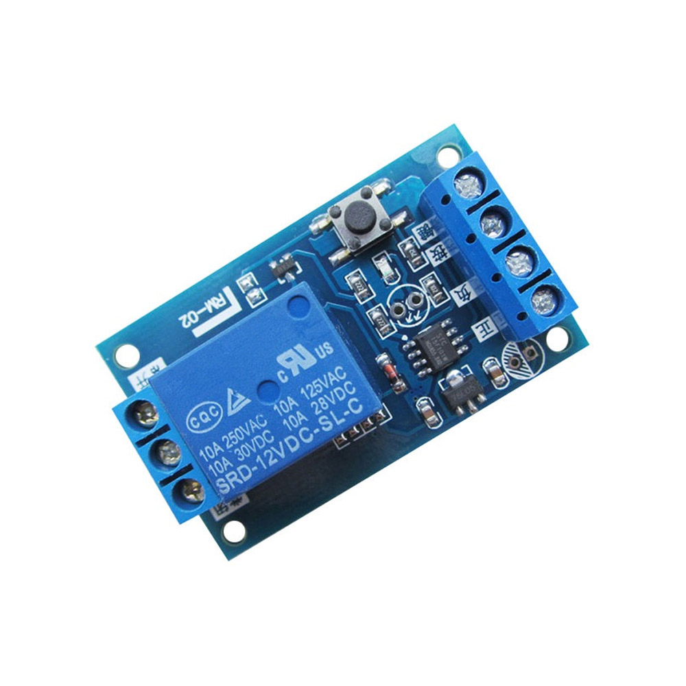 12V Relais Modul mit Start/Stop-Button