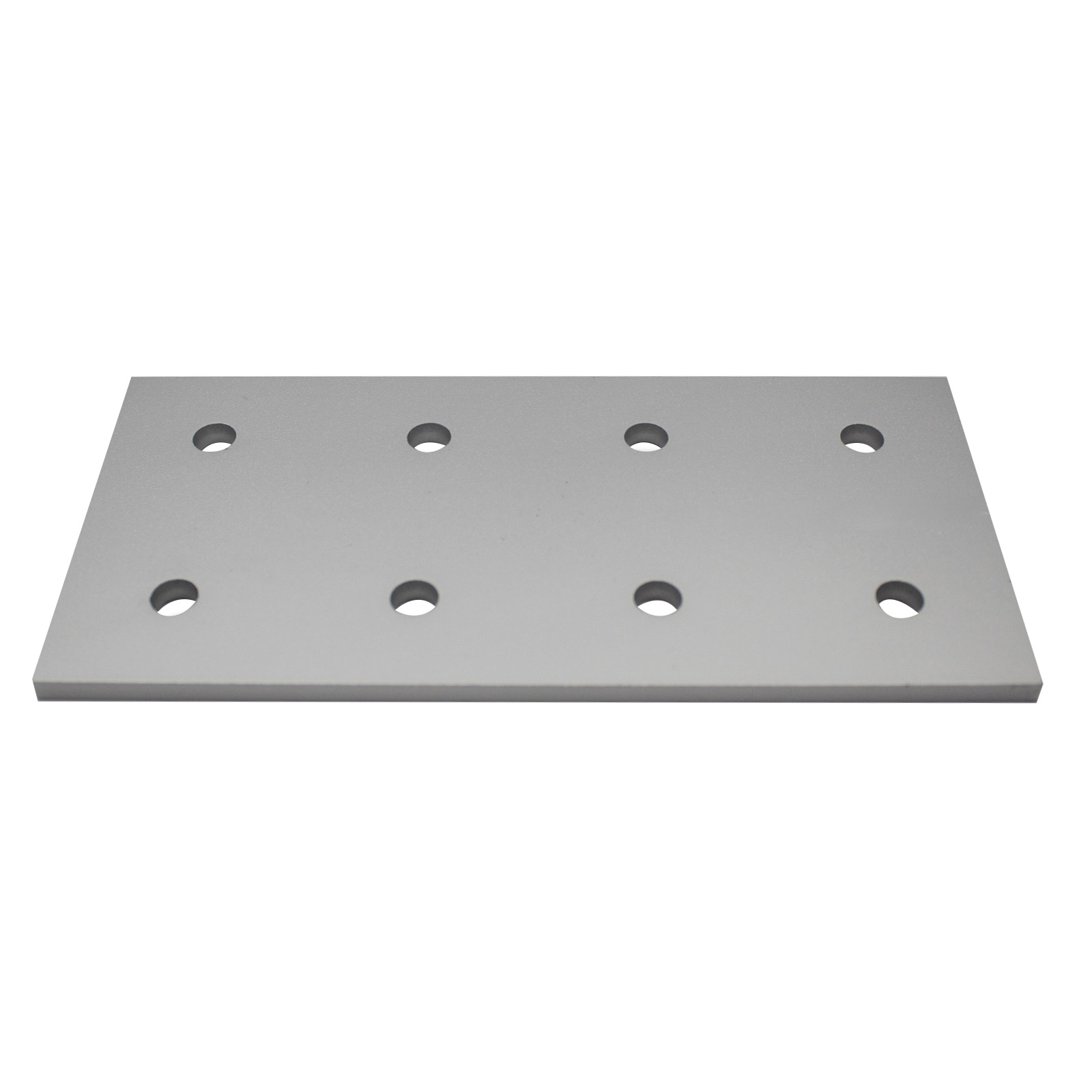 Montageplatte 6060-8 für Aluminiumprofile Silber