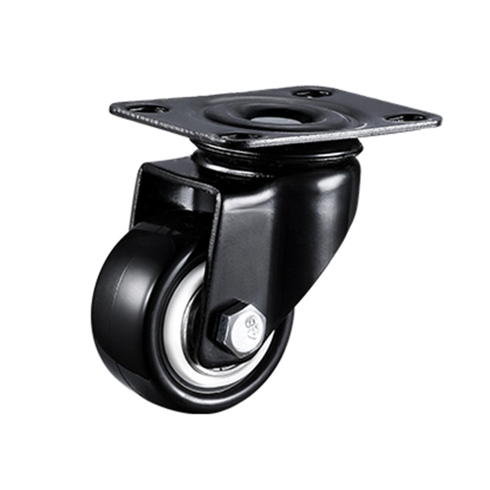 Lenkrolle 2" 360° Schwarz