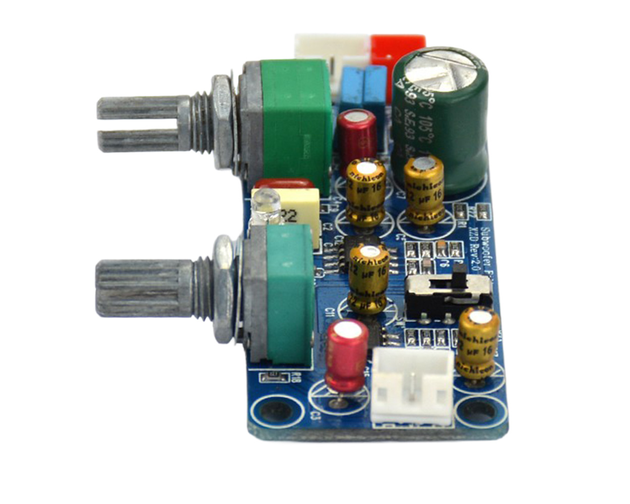 AIYIMA Low Pass Subwoofer Vorverstärker Board DC 9–32V mit Bassregelung