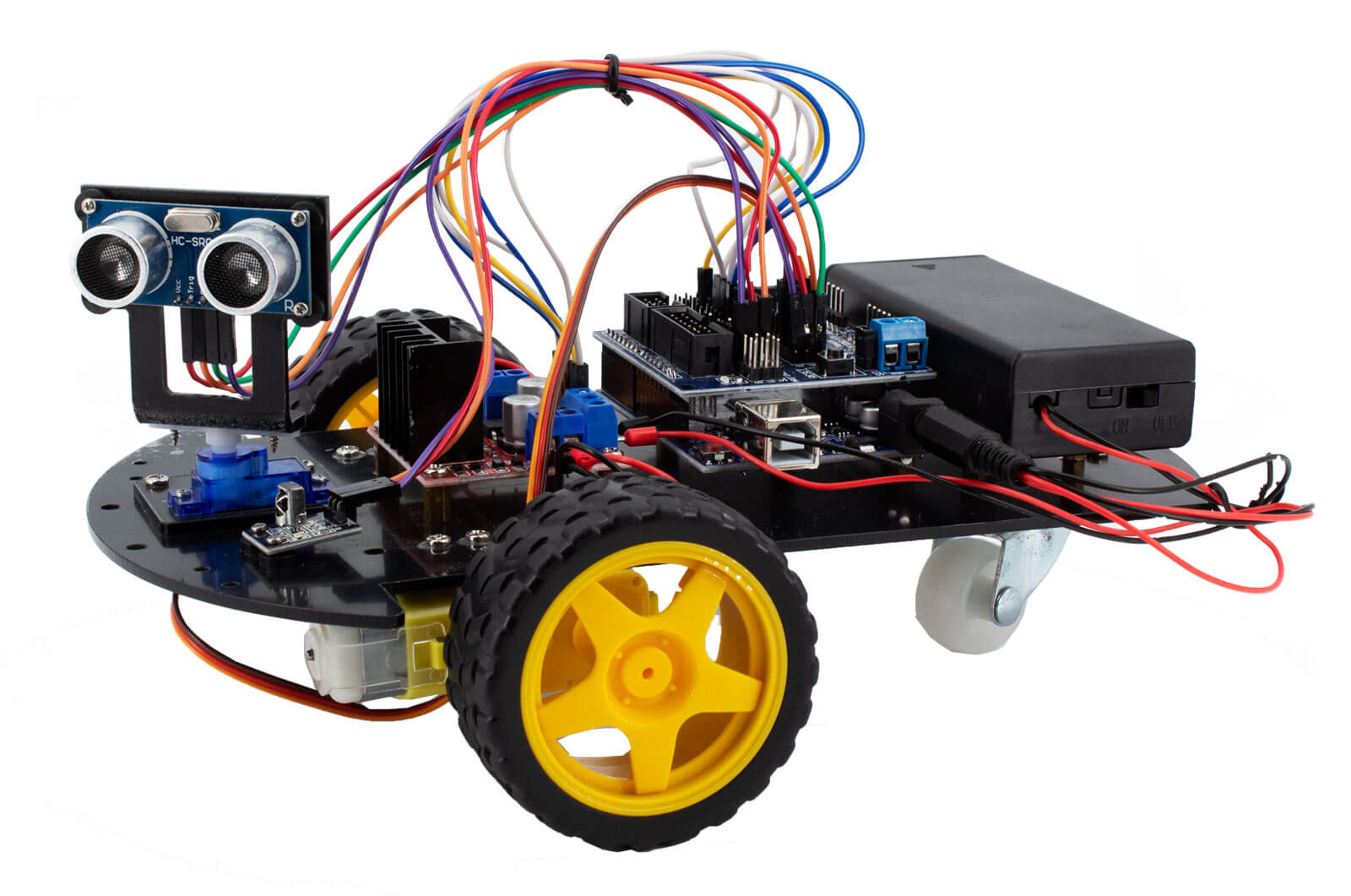 yourDroid Uno R3 2WD  Smart Car Roboter Bausatz
