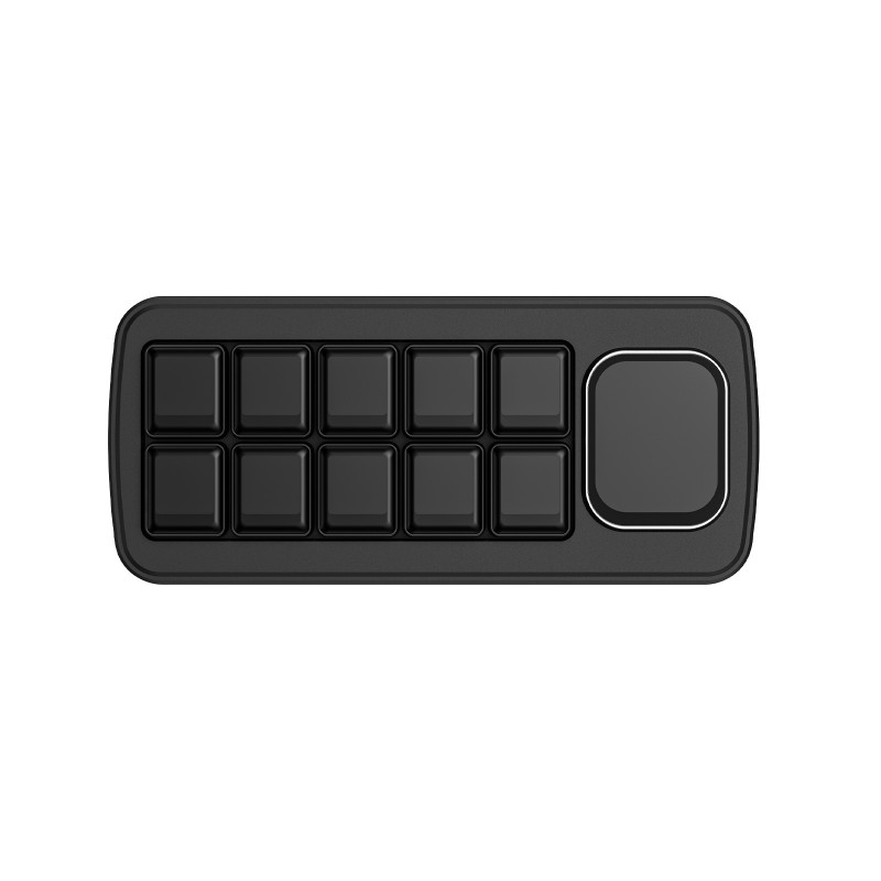 Waveshare MK10 Stream Deck LCD Makro-Controller Schwarz