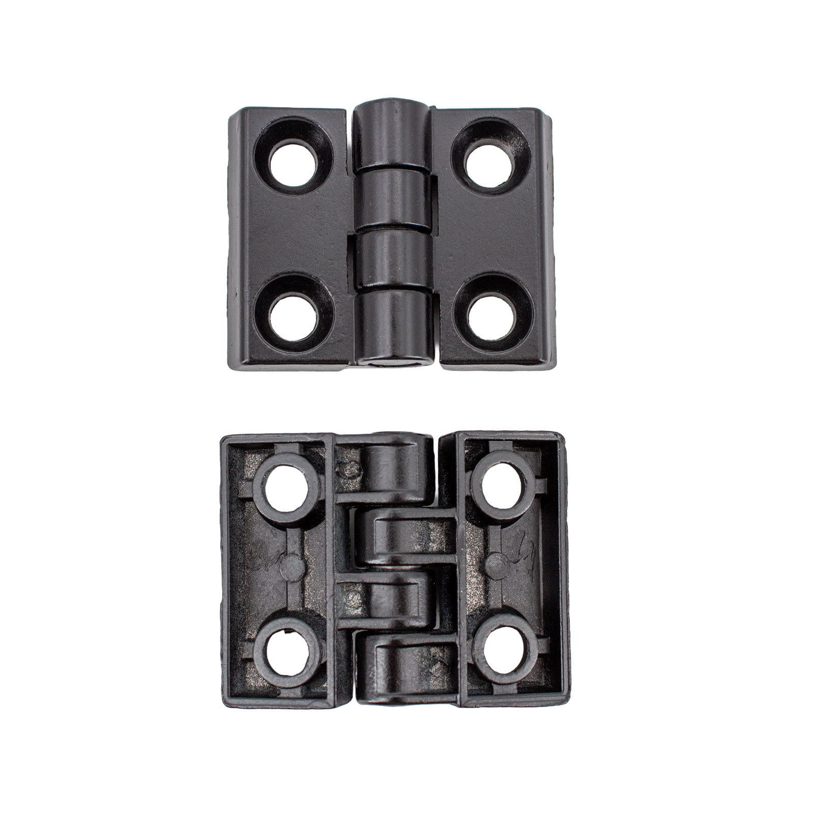 2x Metall Scharniere für 3030 Aluminiumprofile Schwarz