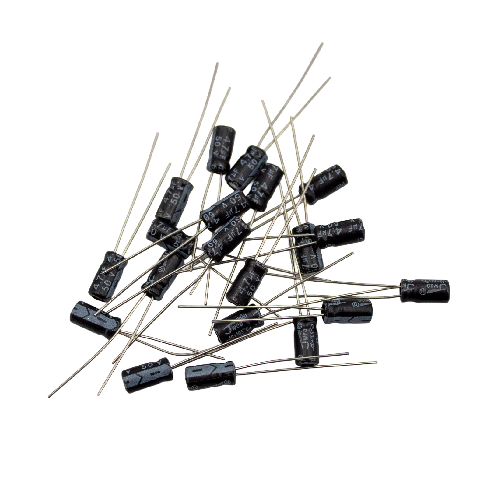 20x Elko Elektrolytkondensator 4,7 uF 50V Radial 4x7mm