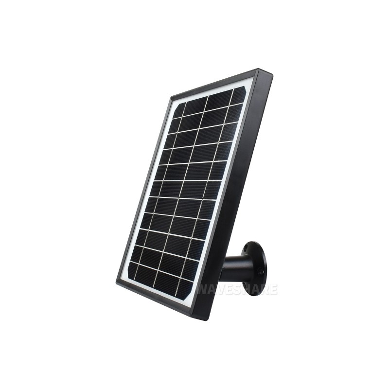 Waveshare Monokristallines Silizium-Solarpanel 5,5V 6W Wasserfest mit Ständer