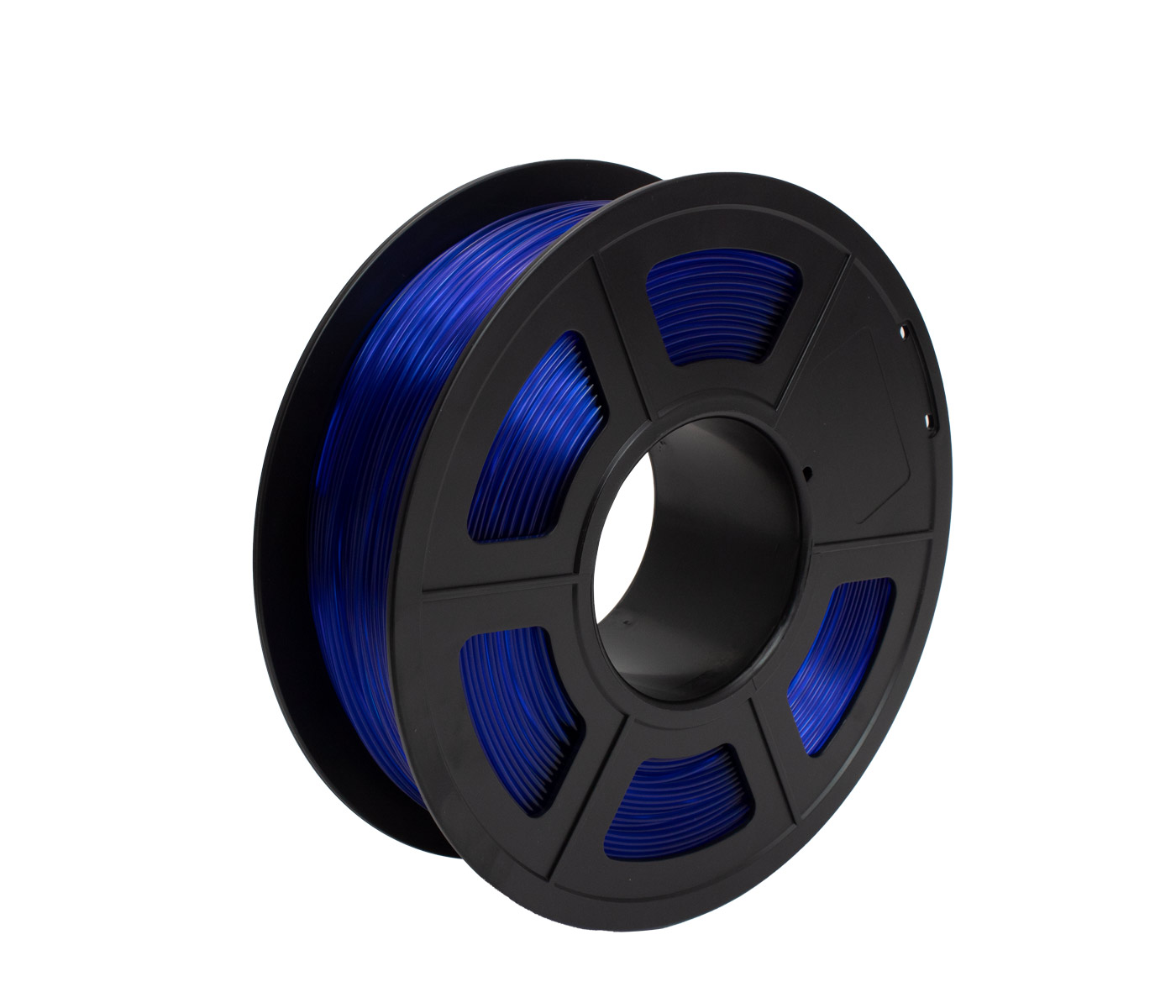 yourDroid PLA Filament transparent blau 1.75mm 1kg